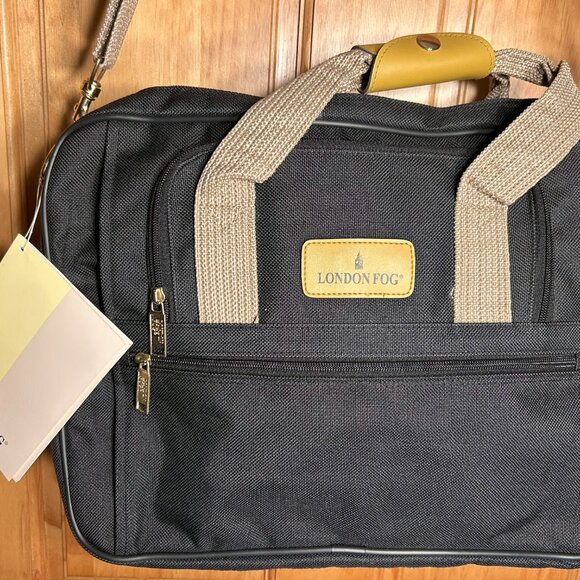 London Fog Oakland Collection Carry-On Bag Briefcase/laptop/Travel - Picture 1 of 16